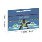 pistro Pickleball Dink Pad Rebounder for Walls - 47.2"x35.4" Practice Training Aid for Yard & Home