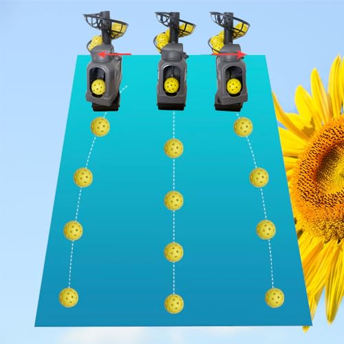 Portable Adjustable Pickleball Machine with Auto Swing