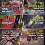 LETITREE 4-in-1 Magnetic Pickleball Equipment Set - Pro-Level Training Aid & Gear Organizer, Universal Fitness Accessory