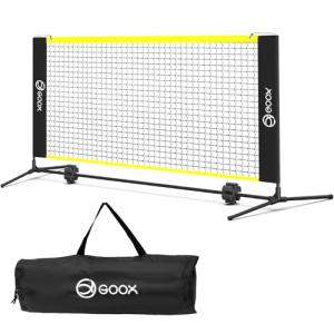 GOOX 6FT Small Mini Pickleball Net Set - Quick Setup Indoor/Outdoor Portable Practice Net - Lightweight Dink Training Aid for Backyard, Driveway