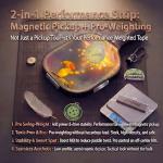 LETITREE 4-in-1 Magnetic Pickleball Equipment Set - Pro-Level Training Aid & Gear Organizer, Universal Fitness Accessory