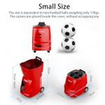 PUSUN PP-SMART-【Smart Pickleball Machine】 80+ Ball Capacity | 4-6 Hours Battery Life | Speed 20-120km/h | 20 Landing Points | 12 Fixed Modes | APP Control | Ideal for Training/Teaching/Matches (Red)