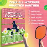Dink Master Pickleball Practice Pad, Reusable Pickleball Training Pad, Pickleball Dink Trainer for Indoor and Outdoor, Pickleball Training Aid Dink Poster for Wall,Pickleball Accessories for Men Women