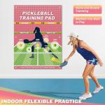 Dink Master Pickleball Practice Pad, Reusable Pickleball Training Pad, Pickleball Dink Trainer for Indoor and Outdoor, Pickleball Training Aid Dink Poster for Wall,Pickleball Accessories for Men Women