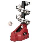 Furlihong 698TPCBH 4-in-1 Toss Machine for Baseball Tennis Pickleball and Cricket, Adjustable Height and Distance, Multi-Sport Training for Family and School Use