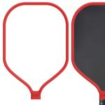 Fjalljós Pickleball Paddle Edge Guard & Weighted Training Aid to Boost Swing Power & Protect Your Paddle (Red,23mm)
