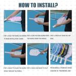 Fjalljós Pickleball Paddle Edge Guard & Weighted Training Aid to Boost Swing Power & Protect Your Paddle (Red,23mm)