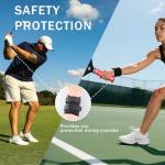 Seabbo Pickleball & Golf Wrist Brace, Dual Sport Swing Alignment Trainer Neoprene Wrist Correction Support for Pickleball Training and Pickleball Form, Golf Swing Aid for Beginners ﻿