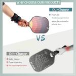 Seabbo Pickleball & Golf Wrist Brace, Dual Sport Swing Alignment Trainer Neoprene Wrist Correction Support for Pickleball Training and Pickleball Form, Golf Swing Aid for Beginners ﻿