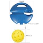 Lixada Pickleball Trainer, Single Player, Portable, Adjustable, Multifunctional Material, Blue, 1 Set, 1 Piece, 1 Package