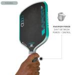 Pickleball Paddle Grip Tennis Grips Trainer to Improve Accuracy, Control, Consistency & Precision | Ultimate Pickleball Training Equipment and Teaching Aid by PickleBall Grip Doctor (Black)