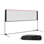 NEWBULIG Portable Badminton Net Set, 10FT/14FT/17FT Wide, Adjustable Height Multi Sport Net for Pickleball, Tennis, Volleyball, Soccer Tennis, Indoor Outdoor with Carry Bag, Easy Setup for Backyard