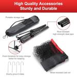 NEWBULIG Portable Badminton Net Set, 10FT/14FT/17FT Wide, Adjustable Height Multi Sport Net for Pickleball, Tennis, Volleyball, Soccer Tennis, Indoor Outdoor with Carry Bag, Easy Setup for Backyard