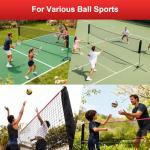 NEWBULIG Portable Badminton Net Set, 10FT/14FT/17FT Wide, Adjustable Height Multi Sport Net for Pickleball, Tennis, Volleyball, Soccer Tennis, Indoor Outdoor with Carry Bag, Easy Setup for Backyard
