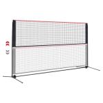 NEWBULIG Portable Badminton Net Set, 10FT/14FT/17FT Wide, Adjustable Height Multi Sport Net for Pickleball, Tennis, Volleyball, Soccer Tennis, Indoor Outdoor with Carry Bag, Easy Setup for Backyard