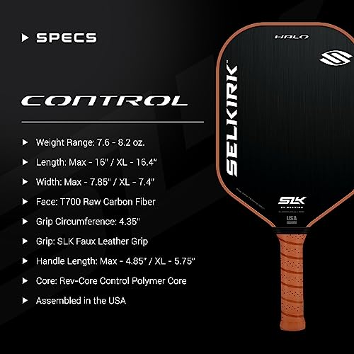 Selkirk SLK Halo Control Max Paddle & Pro S1 Balls