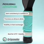 Gripsnake™ Tennis & Pickleball Grip Position Trainer – Improve Control, Power & Spin | Essential Training Equipment (Left-Handed Version)