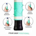Gripsnake™ Tennis & Pickleball Grip Position Trainer – Improve Control, Power & Spin | Essential Training Equipment (Left-Handed Version)
