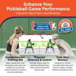 Pickleball Wall 3'x6' Dink Master Pickleball Practice Board XL, Pickleball Dink Master Pad, Transform Any Wall Into A Pickle Ball Court by Modfamily