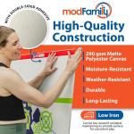 Pickleball Wall 3'x6' Dink Master Pickleball Practice Board XL, Pickleball Dink Master Pad, Transform Any Wall Into A Pickle Ball Court by Modfamily