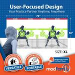 Pickleball Wall 3'x6' Dink Master Pickleball Practice Board XL, Pickleball Dink Master Pad, Transform Any Wall Into A Pickle Ball Court by Modfamily