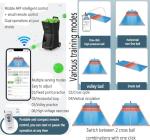 LKXNEW Smart Portable Pickleball Machine - Automatic Ball Launcher with App Control, 80-Ball Capacity, Multiple Training Modes