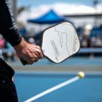 Fjalljós Pickleball Paddle Edge Guard & Weighted Training Aid to Boost Swing Power & Protect Your Paddle (Black,19mm)