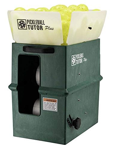 USA-made Pickleball Tutor Plus: Variable Topspin, Backspin