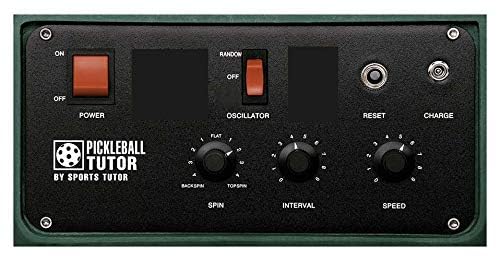 USA-made Pickleball Tutor Plus: Variable Topspin, Backspin