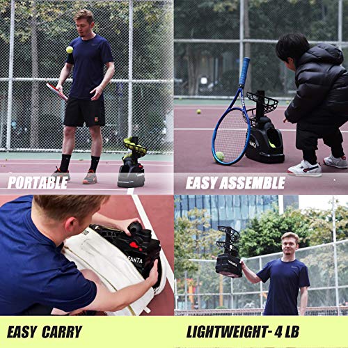 SCIFANTA Portable Pickleball Ball Launcher for Solo Practice