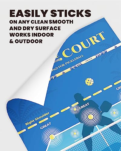 GITOE Pickleball Practice Rebounder, Beginner-Friendly Pickleball Training Pad Equipment to Quickly Improve Your Forehands, Dink Shots and Volleys (Single)