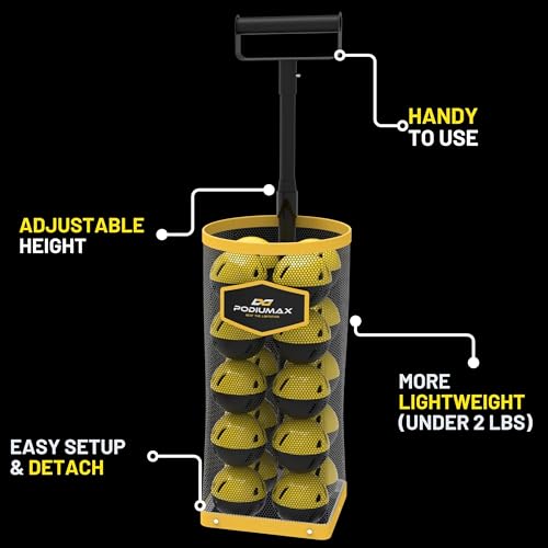 PodiuMax Portable Pickleball Ball Collector Hopper