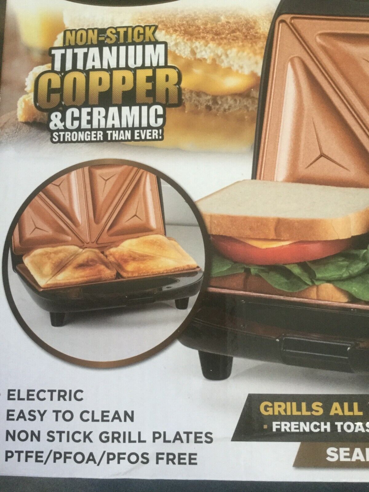 Gotham Steel Sandwich Grill 