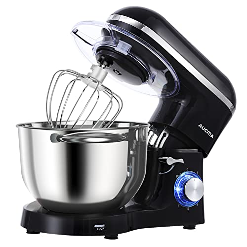 Aucma 6.5QT 660W Stand Mixer with 6-Speed