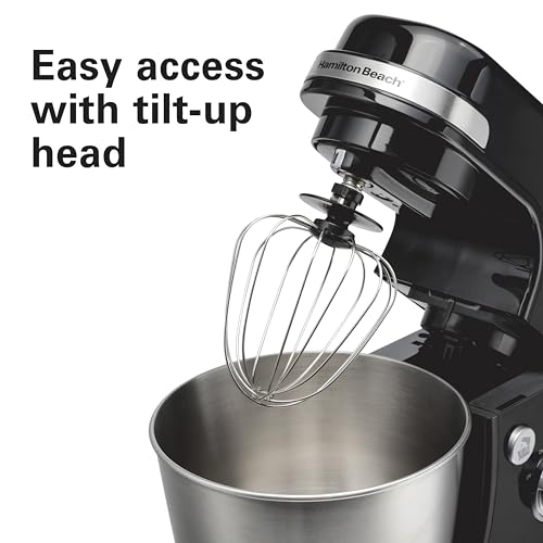 Hamilton Beach Electric Stand Mixer with attachments, 7 Speeds