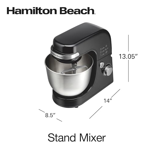 Hamilton Beach Electric Stand Mixer with attachments, 7 Speeds
