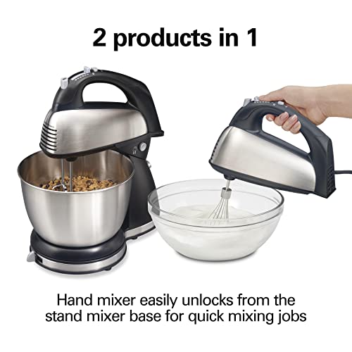 Hamilton Beach 6-Speed Stand and Hand Mixer - Black