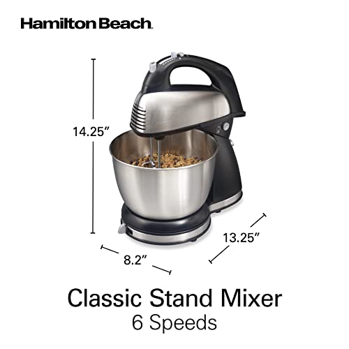 Hamilton Beach 6-Speed Stand and Hand Mixer - Black