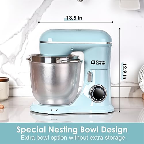 Stand Mixer with 2 Bowls, 10 Speeds, Attachments