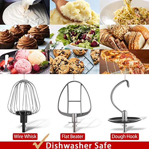 COKLAI Electric Stand Mixer with 7.3-Qt Stainless Bowl