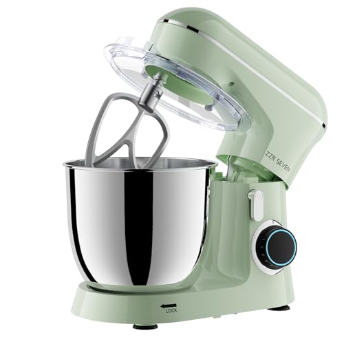 Green Stand Mixer with 5.5 QT Stainless Bowl