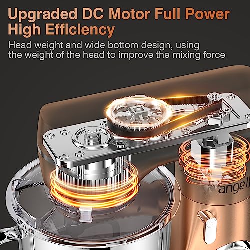 5QT Mini Angel Stand Mixer with 10 Speeds