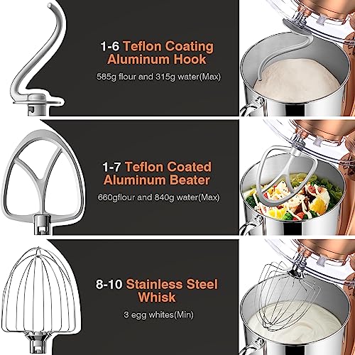 5QT Mini Angel Stand Mixer with 10 Speeds