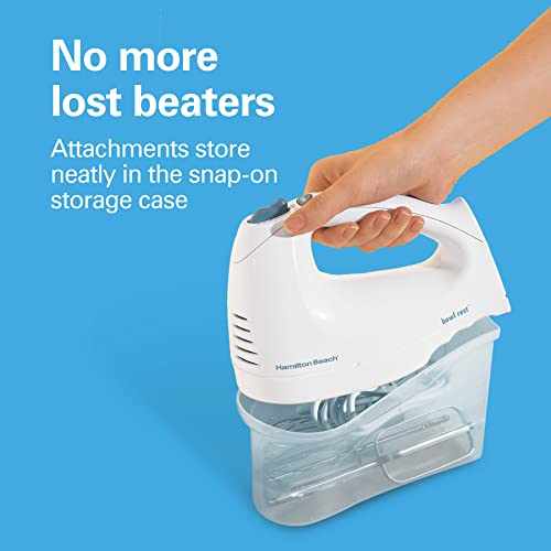 Hamilton Beach 6-Speed Hand Mixer with Whisk, Beaters