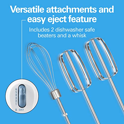 Hamilton Beach 6-Speed Hand Mixer with Whisk, Beaters