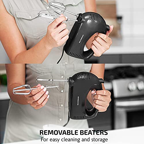 OVENTE Portable 5 Speed Electric Hand Mixer Kit