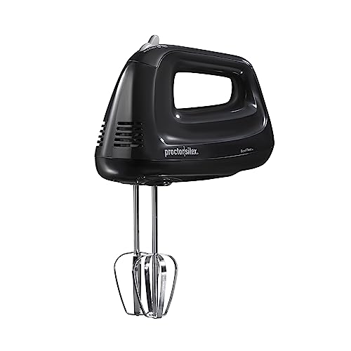 Compact Proctor Silex 5-Speed Hand Mixer, 215W Black