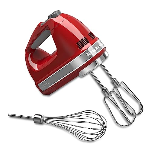 KitchenAid 7-Speed Hand Mixer in Empire Red