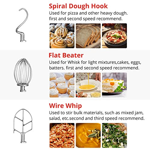 Commercial Food Mixer 15Qt 600W 3-Speed Stainless Steel