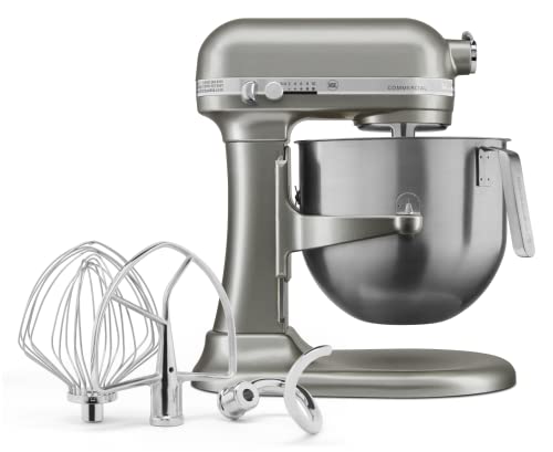 KitchenAid 8-Quart Commercial Countertop Mixer - Silver